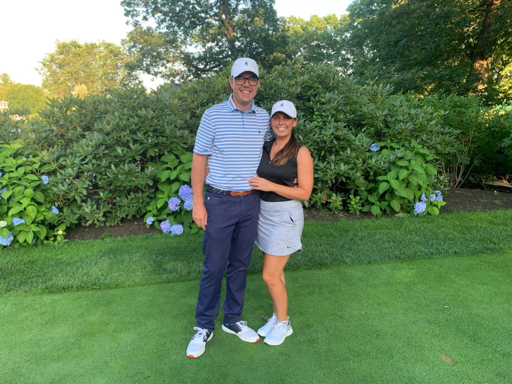 Golf With Luck Tommy and Melissa