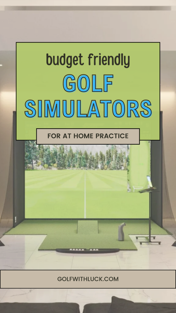 budget friendly golf simulators for at home practice